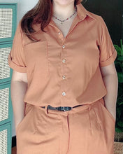 Load image into Gallery viewer, *Claudia  Rust Premium Linen Coordinates 0026