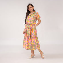 Load image into Gallery viewer, Sale! Kelly Maxi Printed Dress 0021