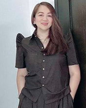 Load image into Gallery viewer, *Maria Filipiñana Inspired Premium Linen Top 0039