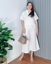 Load image into Gallery viewer, *Justine White Premium Linen Coordinates 0016