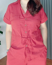 Load image into Gallery viewer, *Ingrid Plain Rusty Red Coordinates 0012
