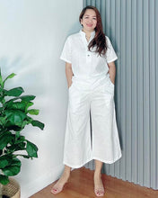Load image into Gallery viewer, *Justine White Premium Linen Coordinates 0016