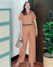 Load image into Gallery viewer, *Claudia  Rust Premium Linen Coordinates 0026