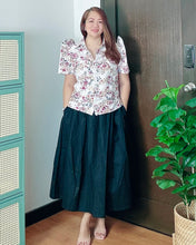 Load image into Gallery viewer, *Maria Filipiñana Inspired Eyelet Top 0034