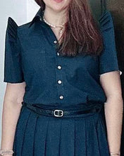 Load image into Gallery viewer, *Maria Filipiñana Inspired Premium Linen Top 0040