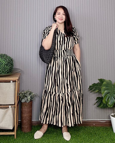 Sigrid Maxi Striped Dress 0002
