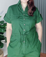 Load image into Gallery viewer, *Ingrid Premium Linen Green Coordinates 0007