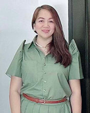 Load image into Gallery viewer, *Maria Filipiñana Inspired Premium Linen Top 0042