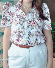 Load image into Gallery viewer, *Maria Filipiñana Inspired Eyelet Top 0034