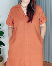 Load image into Gallery viewer, Gela Cotton Linen Dress 0004