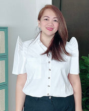 Load image into Gallery viewer, *Maria Filipiñana Inspired Premium Linen Top 0037