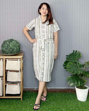 Eunice Striped  Dress 0007