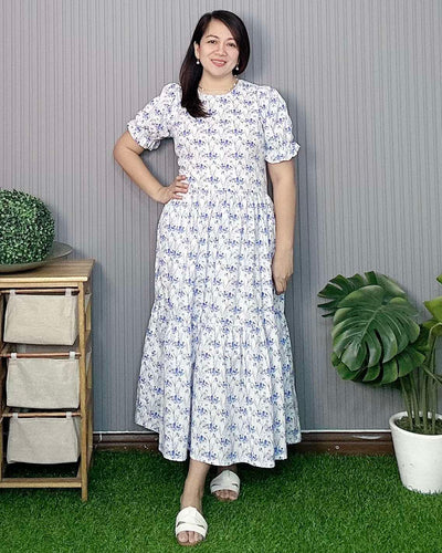 Atasha Printed Maxi  Dress  0025