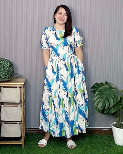Atasha Printed Maxi  Dress  0023