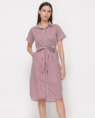 Eunice Striped  Dress 0006