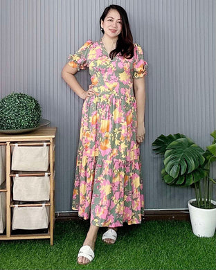 Ariana Maxi Printed Dress 0046