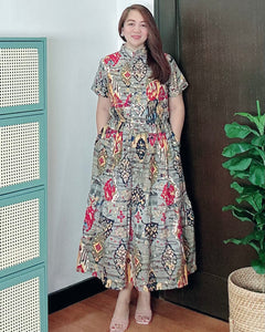 *Selena Maxi Printed Dress 0022