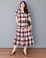 Load image into Gallery viewer, Lana Checkered Top and Skirt 0053