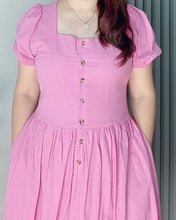 Load image into Gallery viewer, *Aubrey Plain Pink Dress 0137