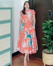 Load image into Gallery viewer, *Bela Maxi Printed Dress 0132