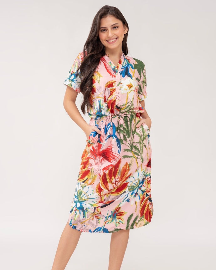 Aimee Printed Dress 0030