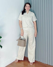 Load image into Gallery viewer, *Vinna Premium Linen Offwhite (katsya) Coordinates 0015
