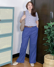 Load image into Gallery viewer, Vika Plain Denim Blue Pants 0012