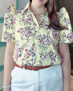 *Maria Filipiñana Inspired Eyelet Top 0033