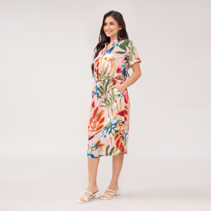 Aimee Printed Dress 0030