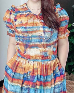 *Martha Maxi Printed Dress 0066