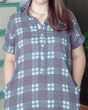 Load image into Gallery viewer, *Luna Checkered Dress 0036