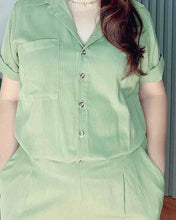 Load image into Gallery viewer, *Heart Plain Softlinen Coordinates 0130