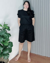 Load image into Gallery viewer, *Chloe Black Premium Linen Coordinates 0006