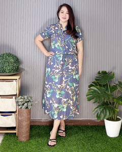 Carmie Maxi Printed Dress 0107