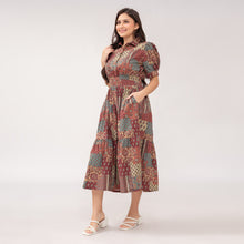 Load image into Gallery viewer, Diana Maxi Printed Dress 0054