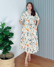Load image into Gallery viewer, *Donna Printed Drawstring Dress 0368