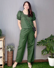 Load image into Gallery viewer, Sale! Jaimee Premium Linen Emerald Green  Coordinates 0019