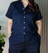 Load image into Gallery viewer, *Claudia Plain Premium Linen Coordinates 0032
