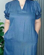 Load image into Gallery viewer, Claire Plain Soft Denim 0083