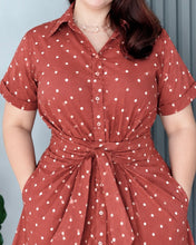 Load image into Gallery viewer, Cleo Polka Soft Cotton Dress 0003