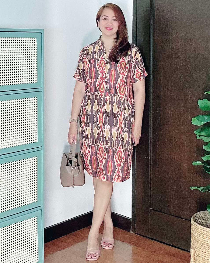 *Bea Printed Dress 0445