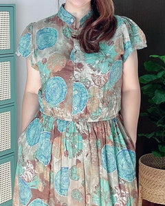 *Bela Maxi Printed Dress 0124