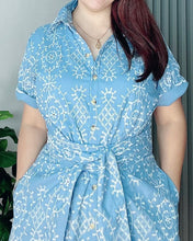 Load image into Gallery viewer, *Julia Maxi Eyelet Embroidered Dress 0056