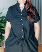 Load image into Gallery viewer, *Zoe Plain Black Dress 0010