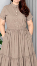 Load image into Gallery viewer, *Selena Cotton Linen Taupe 0046