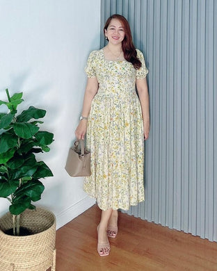 *Aubrey Printed Dress 0124