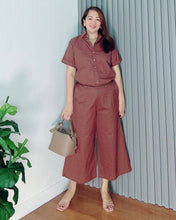 Load image into Gallery viewer, *Monique Premium Linen Choco Coordinates 0009