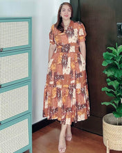 Load image into Gallery viewer, *Sigrid Maxi Printed Dress 0106