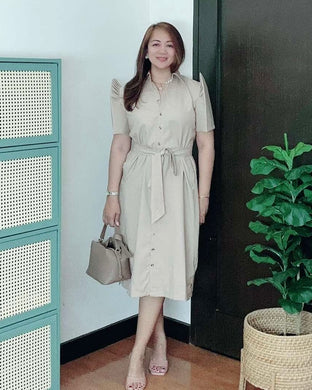 *Amor Filipiñana Premium Linen Dress 0002