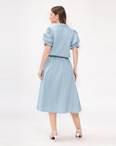 Elise Premium Linen  Top and Skirt Coordinates 0003